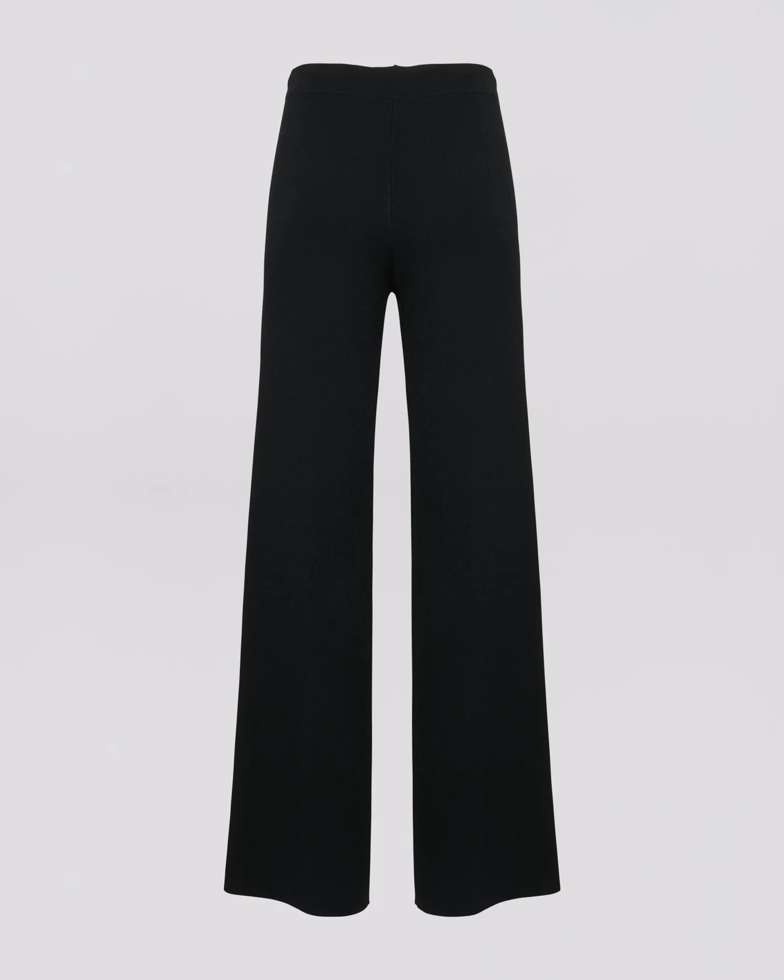 Knitted wide leg trousers