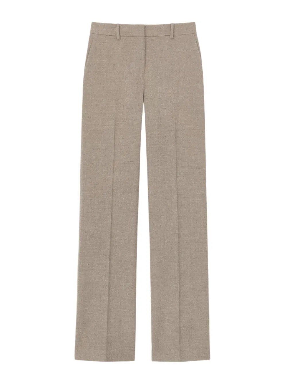Lafayette 148 Responsible Wool Stretch Twill Gates Pant in Concrete Melange