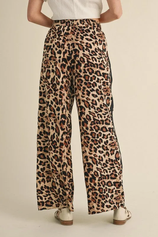 Leopard Straight Pull On Pants