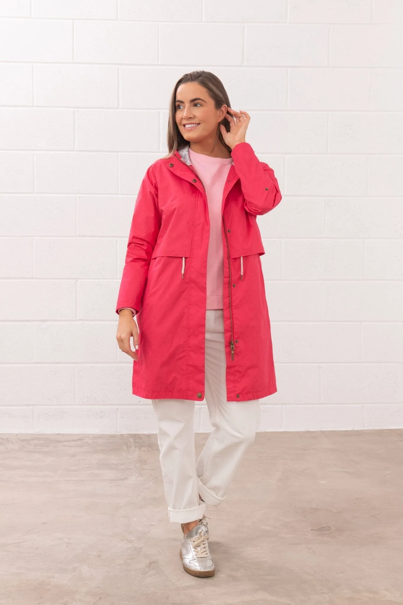 Lighthouse Pippa 3/4 length, highly waterproof coat, with soft cotton lining