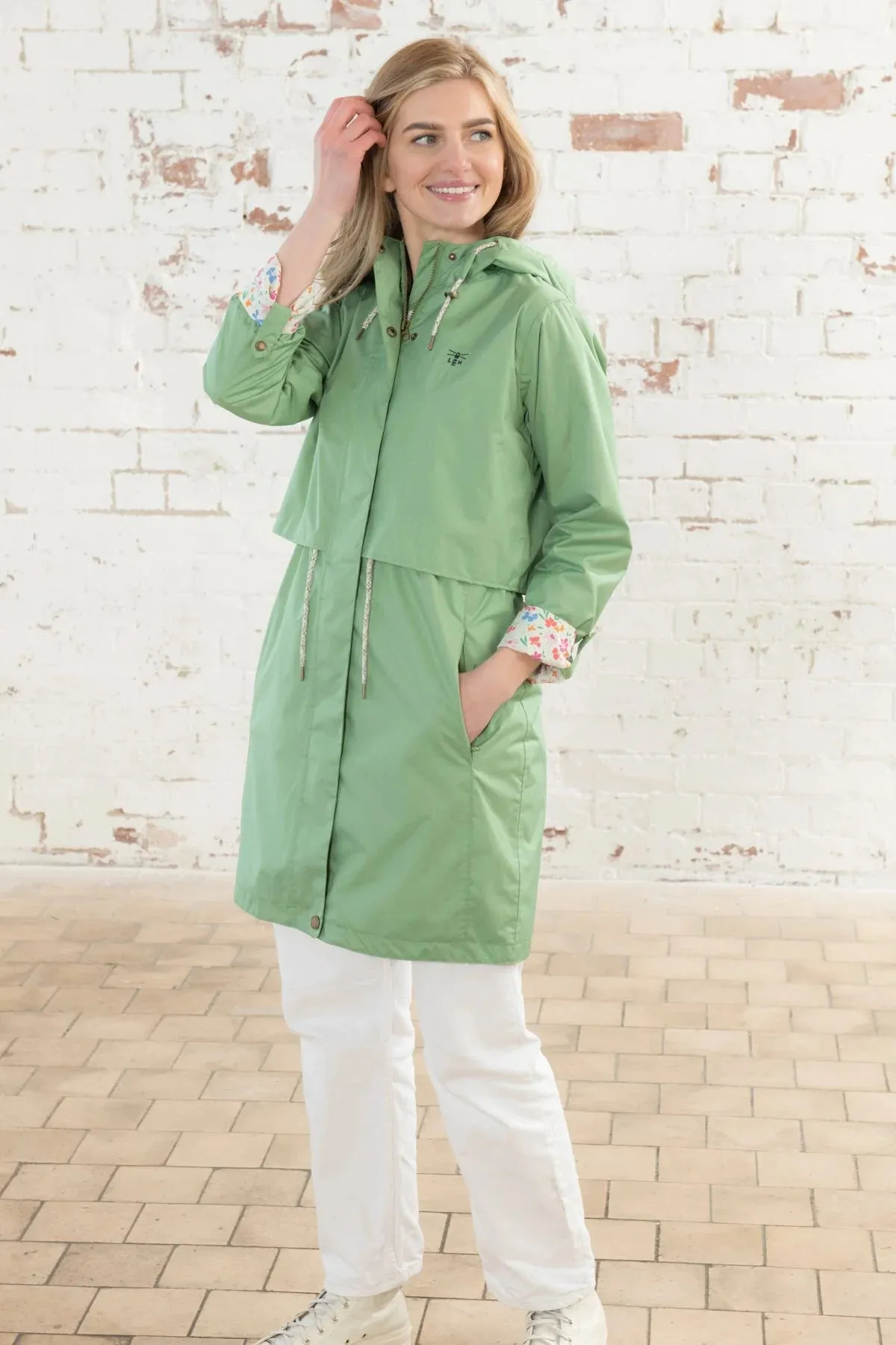 Lighthouse Pippa 3/4 length, highly waterproof coat, with soft cotton lining