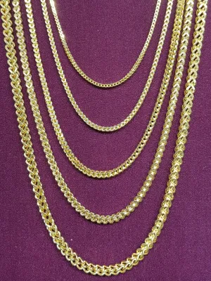 Lightweight Hollow Franco Chain 10K