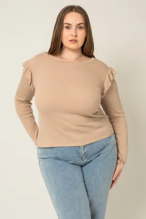 Love Is In The Details Ruffle Top
