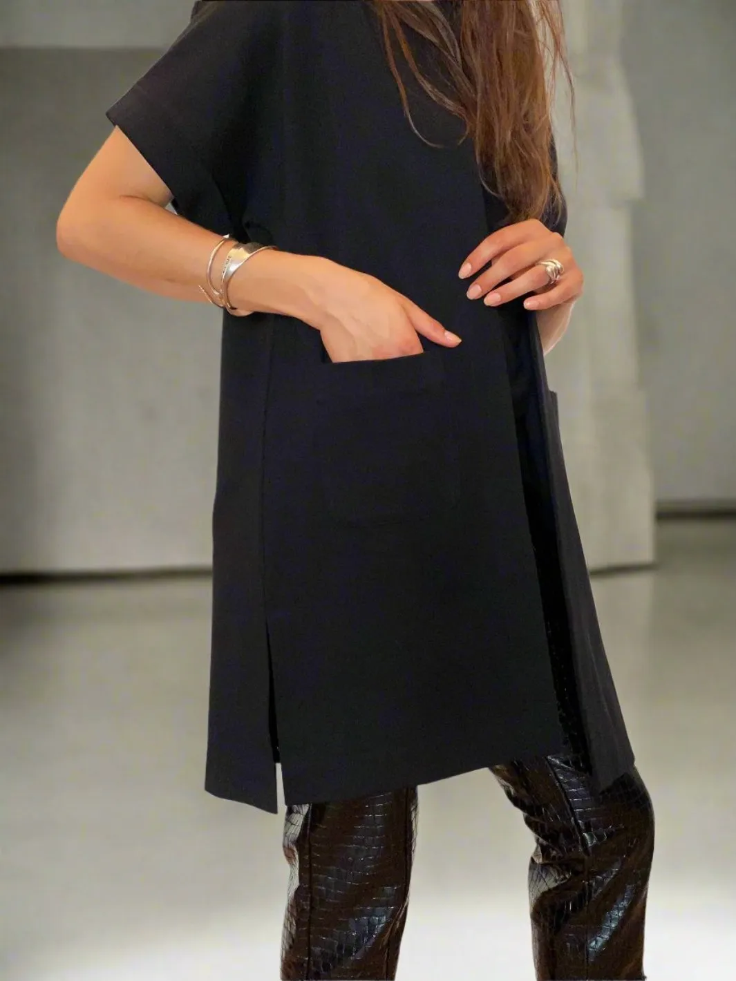 Lux Ponte Long Open Cardigan - The Worth