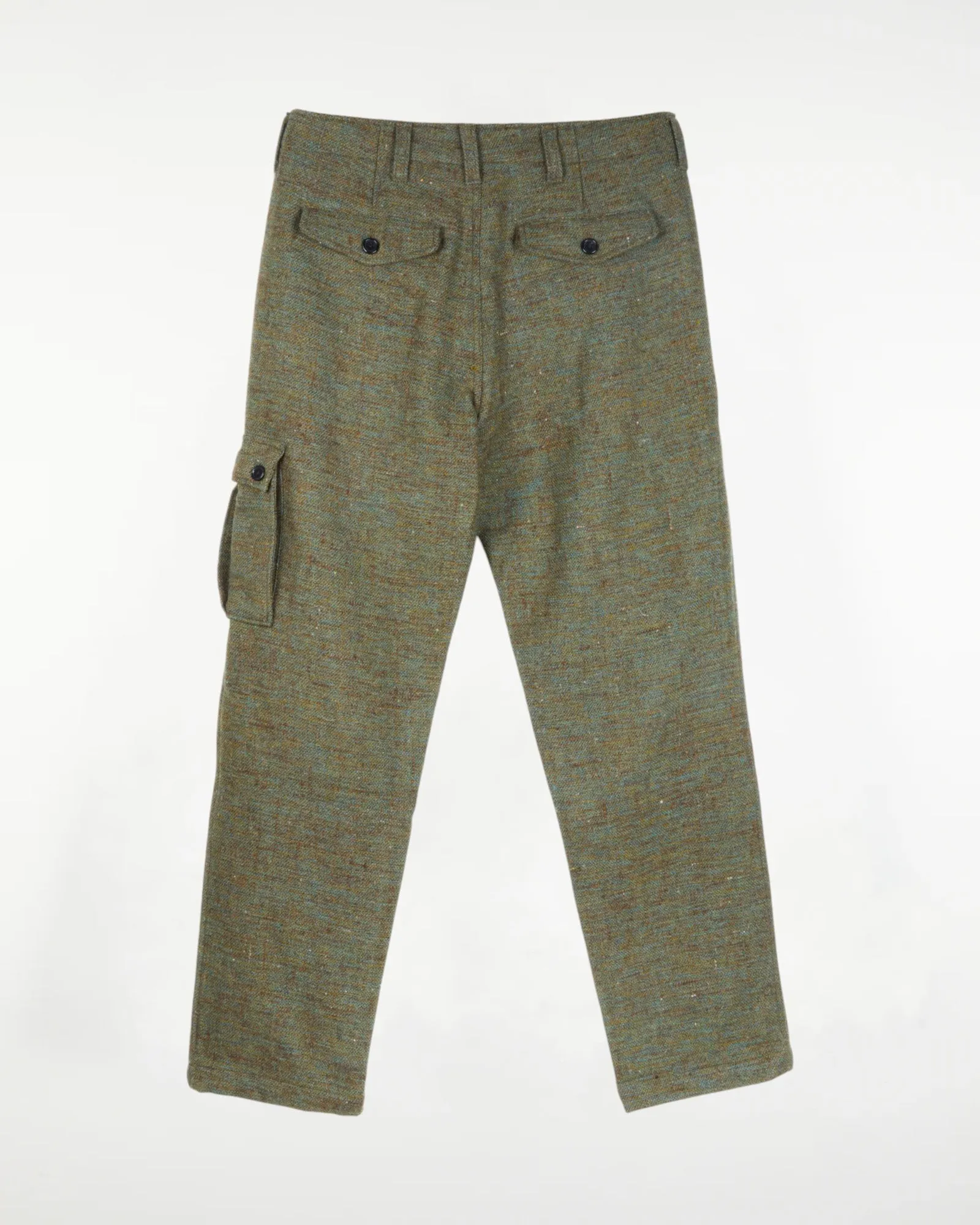 Malana Cargo Pant Melange Wool Marine