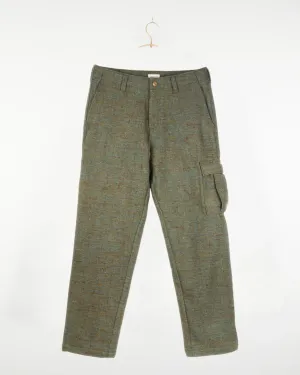 Malana Cargo Pant Melange Wool Marine