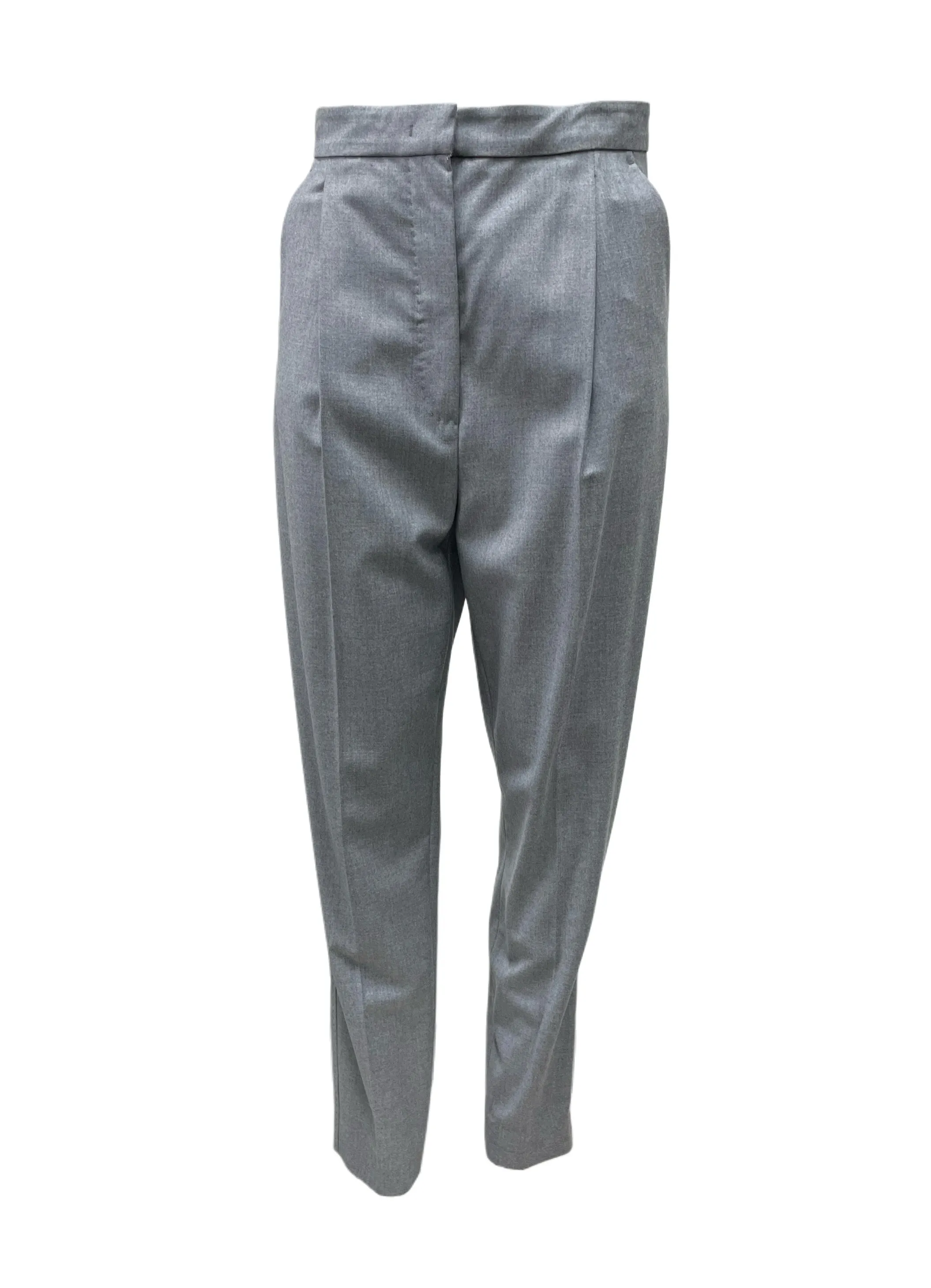 Max Mara Women's Grey Visino Straight Pants NWT