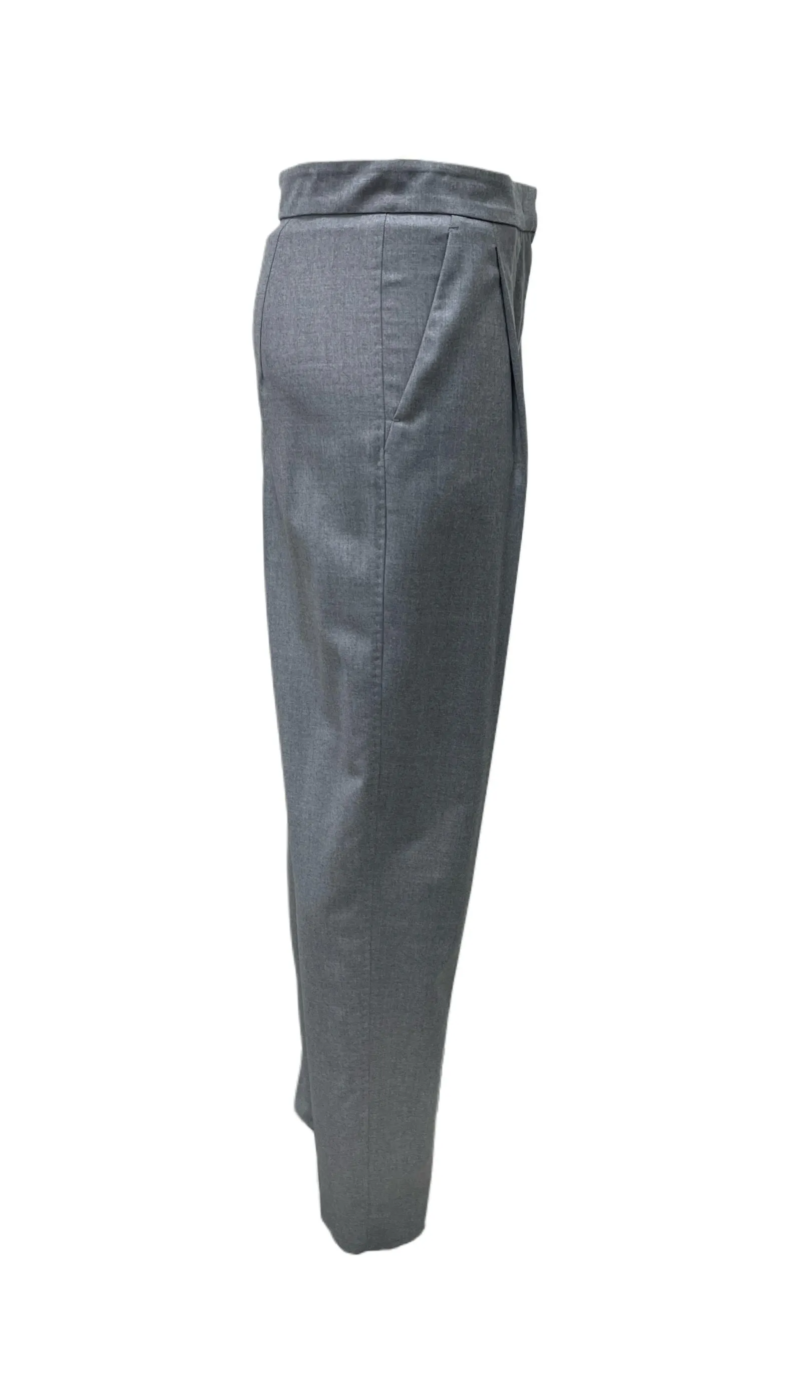 Max Mara Women's Grey Visino Straight Pants NWT