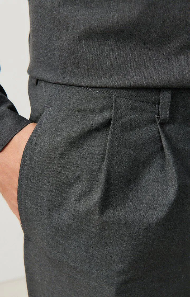 MEN'S TROUSERS KABIRD - CHARCOAL MELANGE