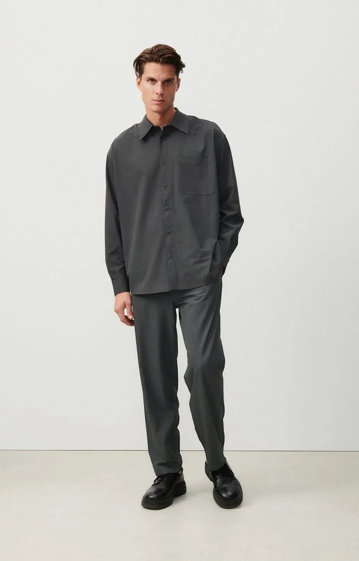 MEN'S TROUSERS KABIRD - CHARCOAL MELANGE