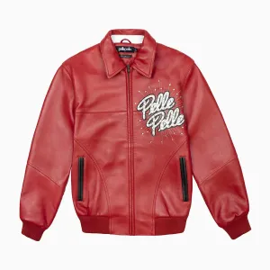 Men's World Famous Soda Club Leather Jacket