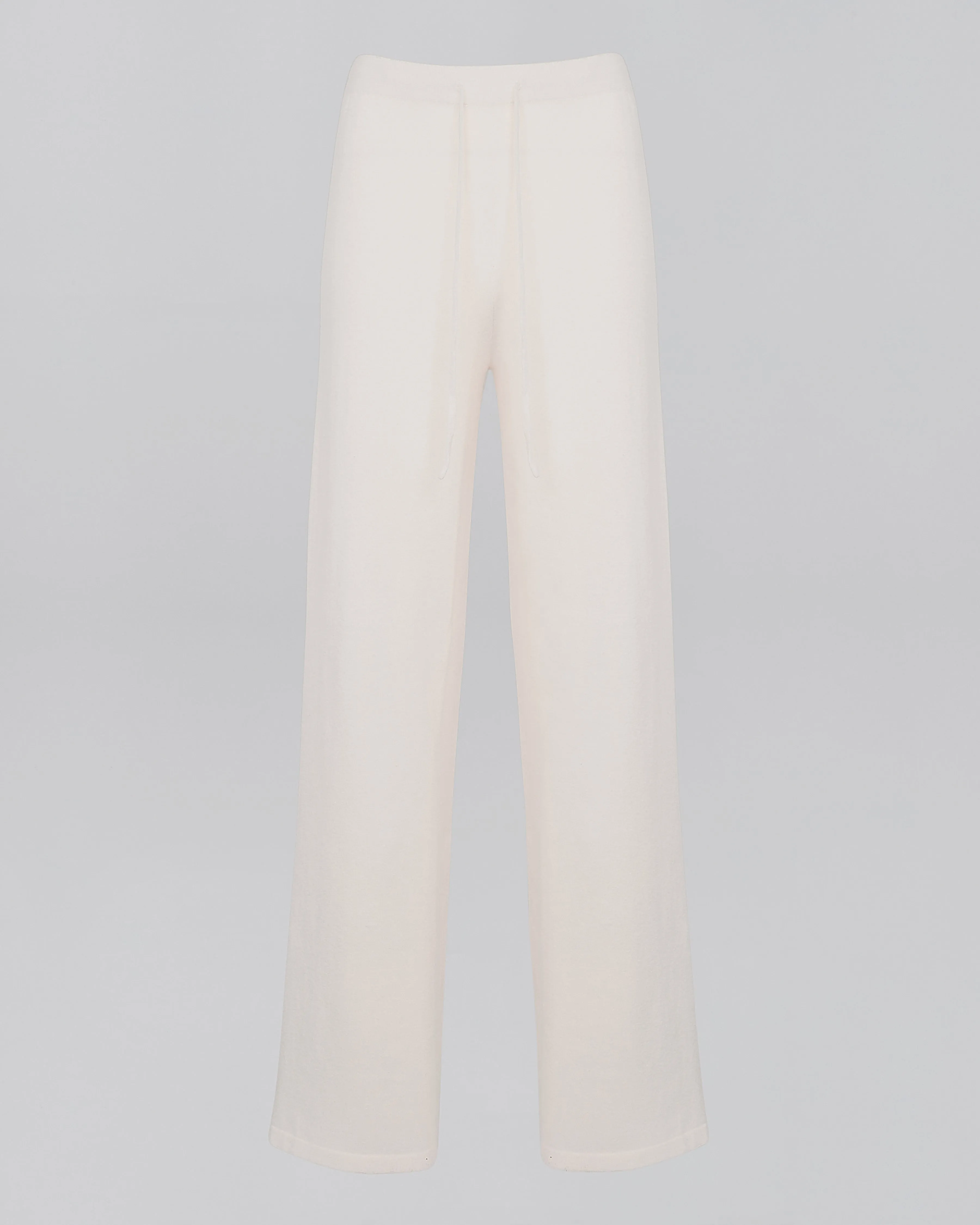 Merino knit wide leg trousers