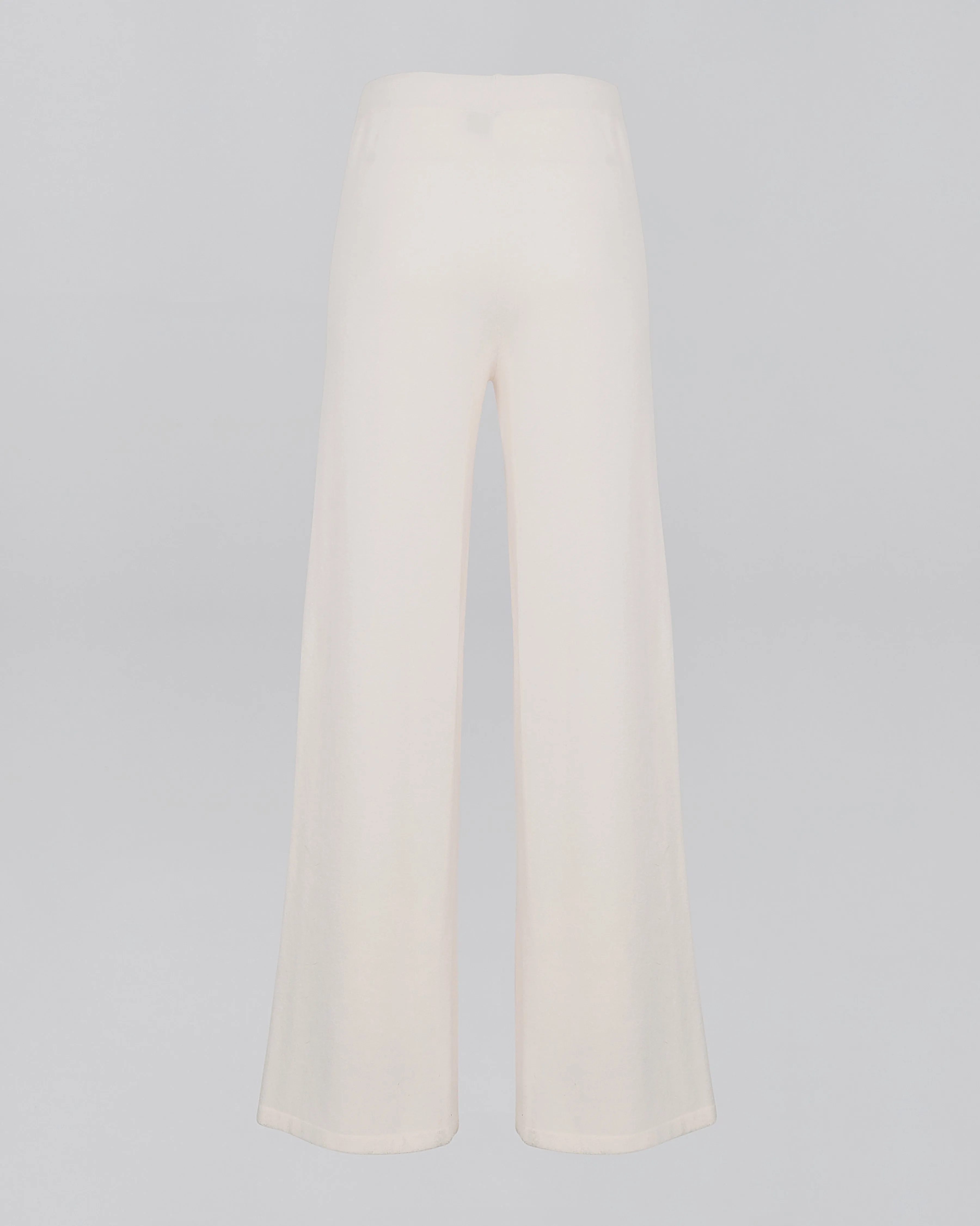 Merino knit wide leg trousers