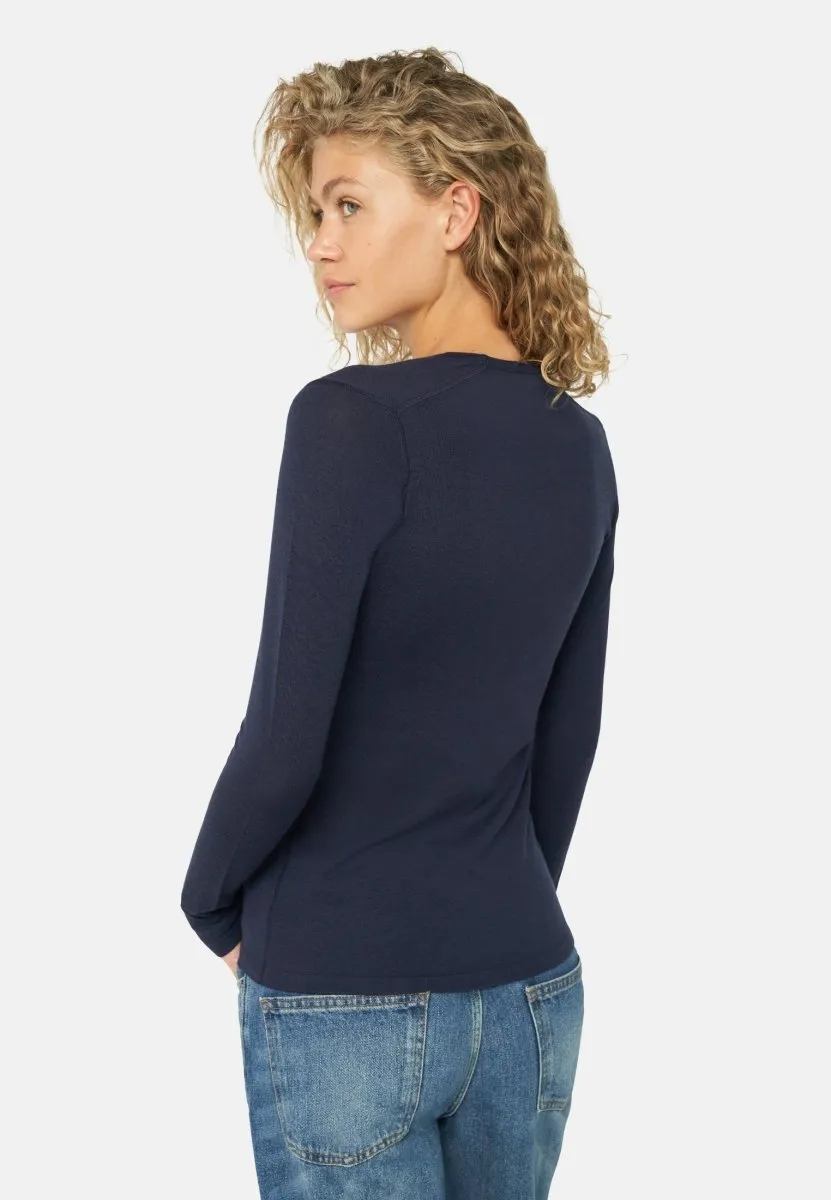 MERINO WOOL BASE LAYER SHIRT FOR WOMEN