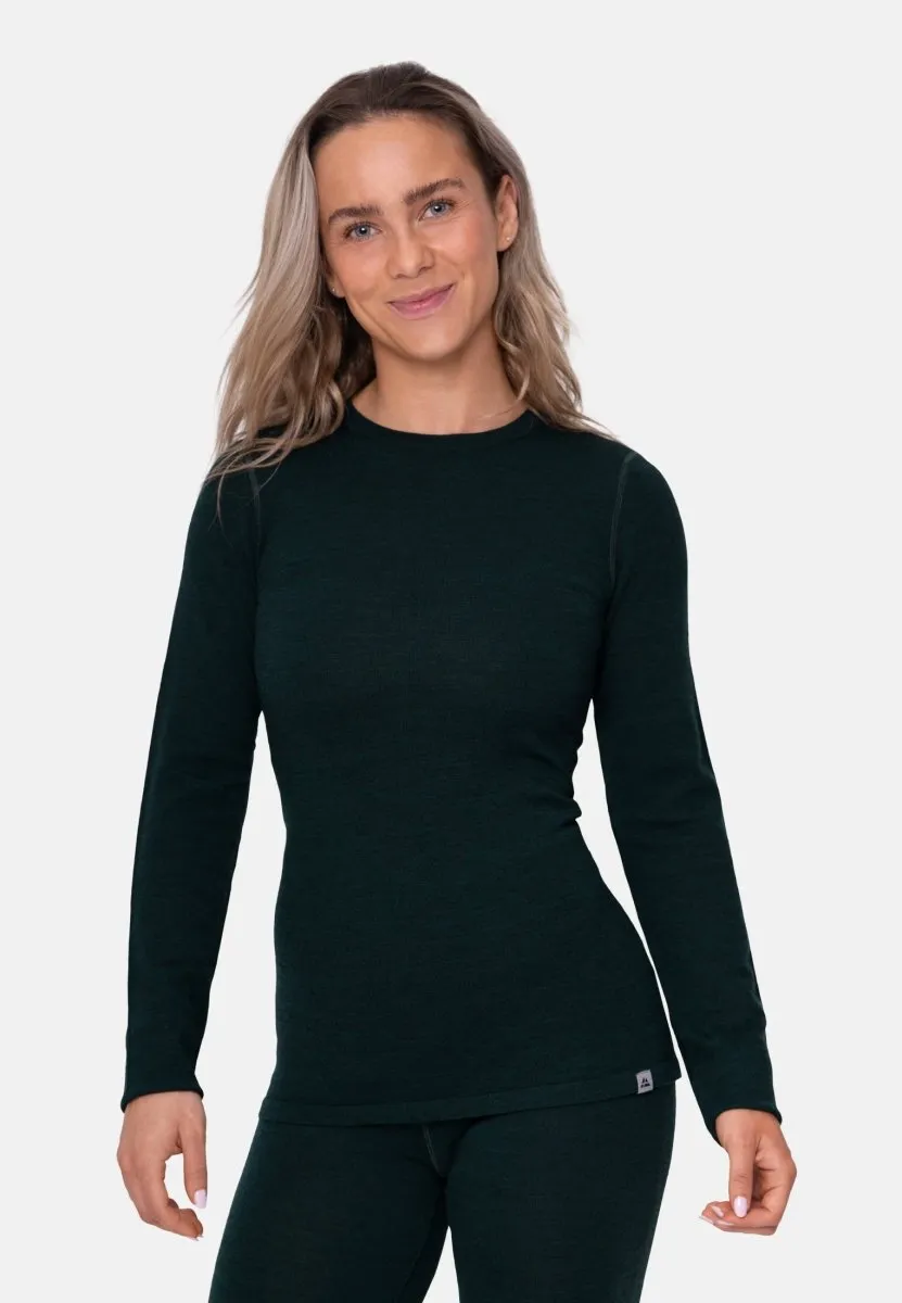 MERINO WOOL BASE LAYER SHIRT FOR WOMEN