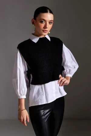 Midnight Magic Knitted Top