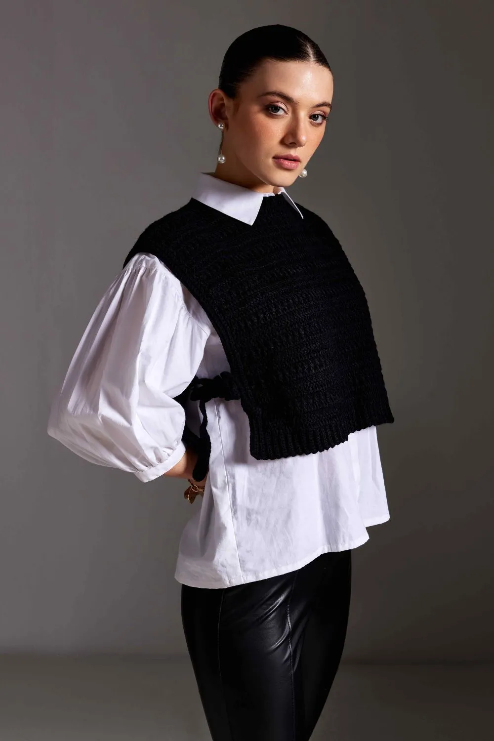 Midnight Magic Knitted Top