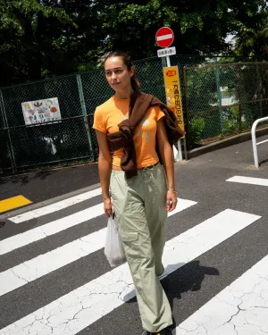 Milly Low Rise Baggy Fit Cargo Pant