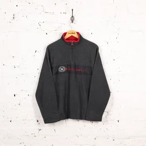 Nautica Jeans Co 1/4 Zip Fleece - Grey - M