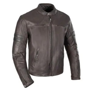 Oxford Holton Leather Jacket Brown