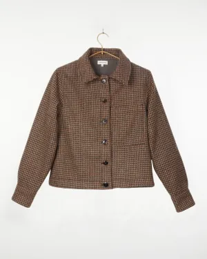 Padma Jacket Houndstooth Brown