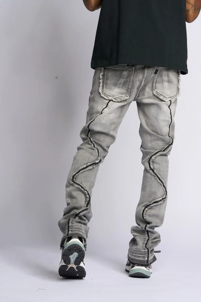 PHEELINGS DALI STACKED DENIM (GREY)