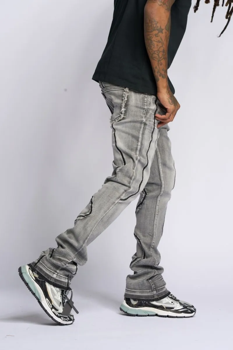 PHEELINGS DALI STACKED DENIM (GREY)