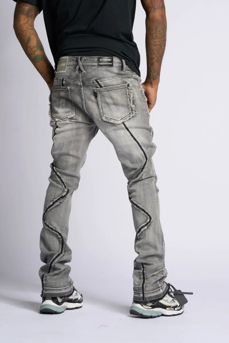 PHEELINGS DALI STACKED DENIM (GREY)