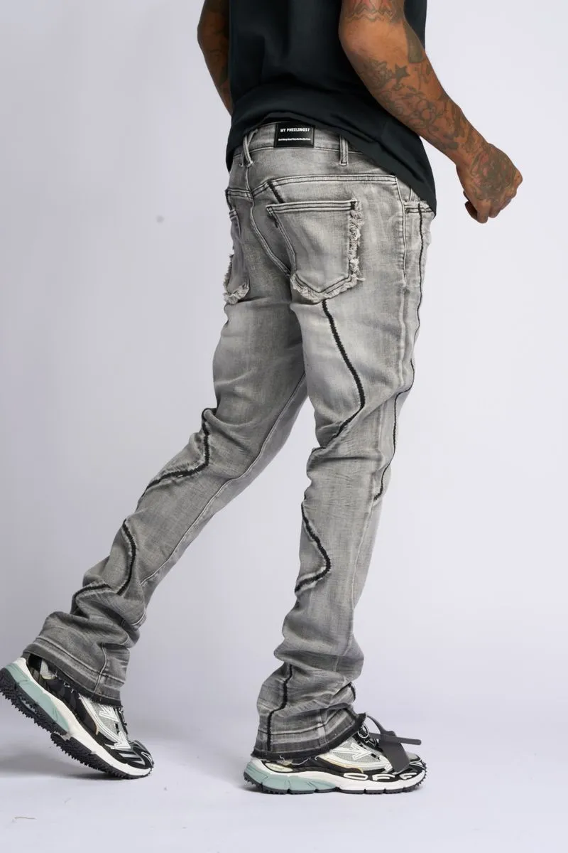 PHEELINGS DALI STACKED DENIM (GREY)