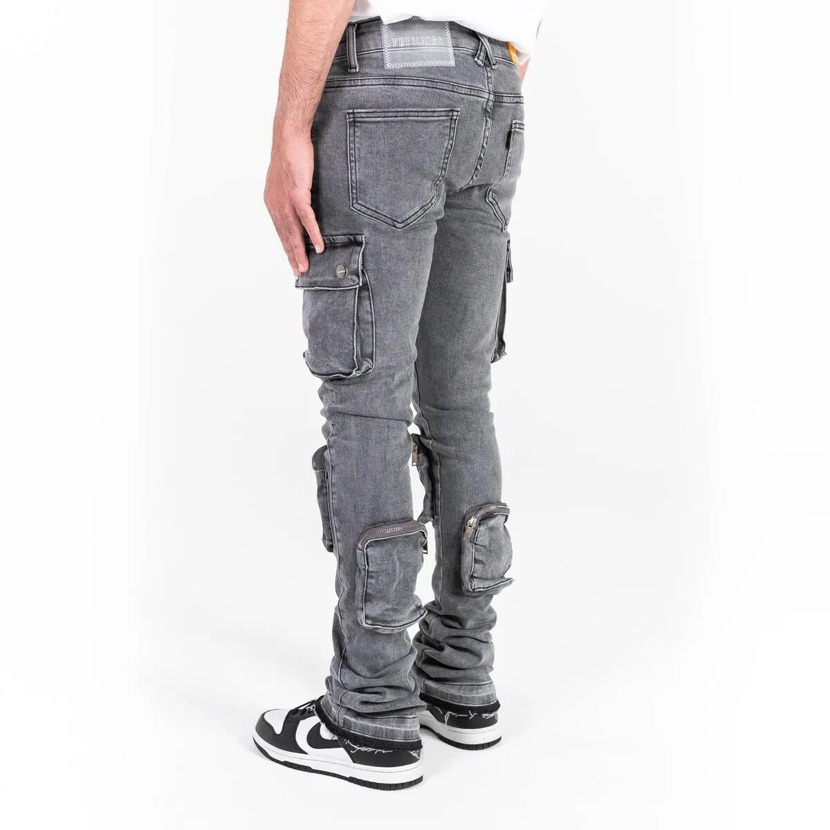 PHEELINGS NEVER LOOK BACK CARGO STACK DENIM (CHARCOAL GREY)