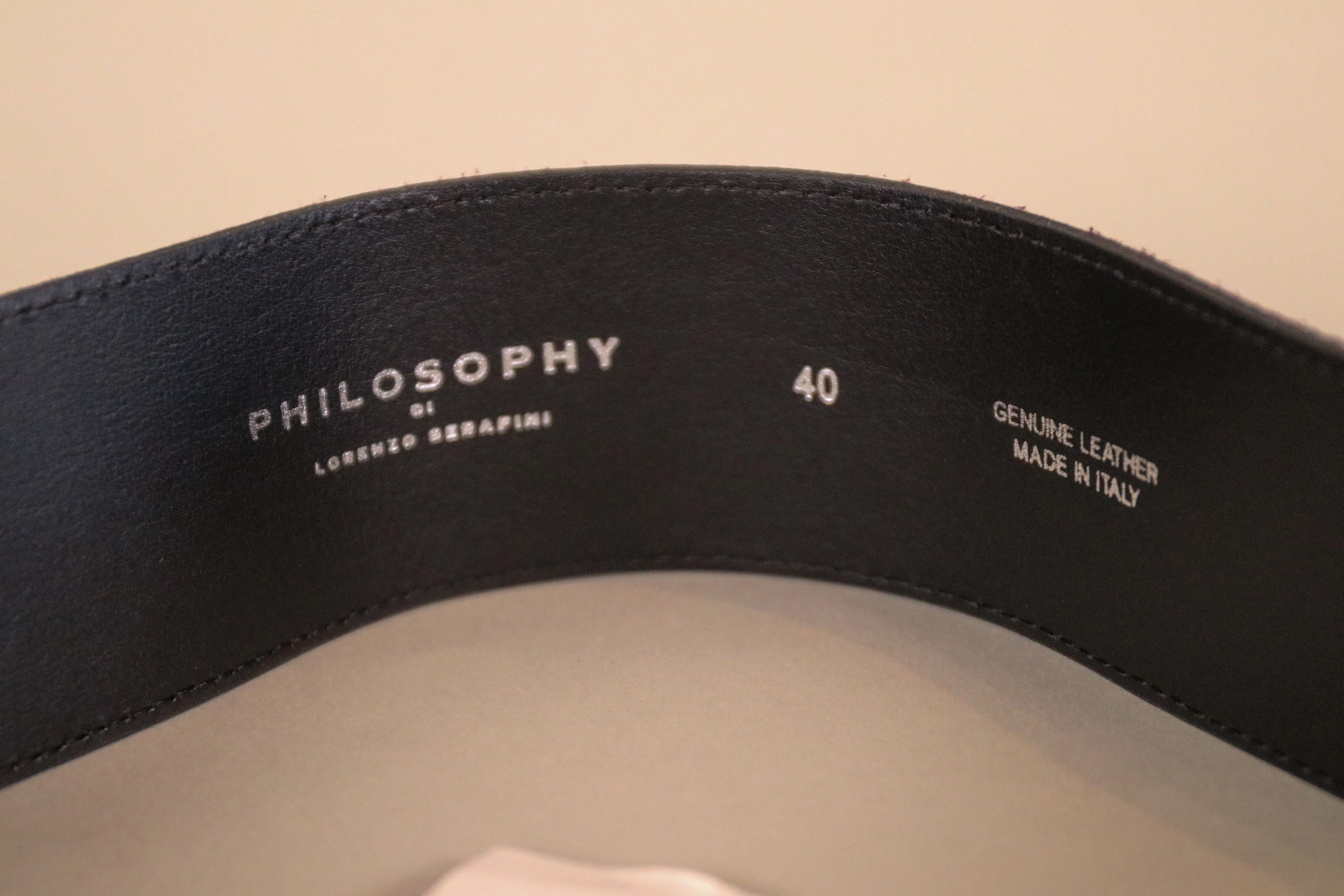 Philosophy Di Lorenzo Serafini - Striped Belt