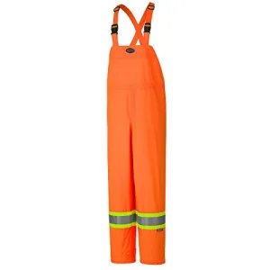 Pioneer V1090250 Lightweight Waterproof Work Bib Pants with Boot Access Zippers, Men