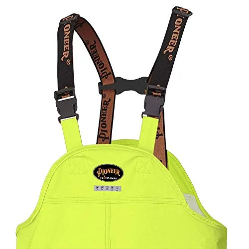 Pioneer Waterproof FR Chemical Resistant Stretch Overall Bib Work Pants, Lightweight