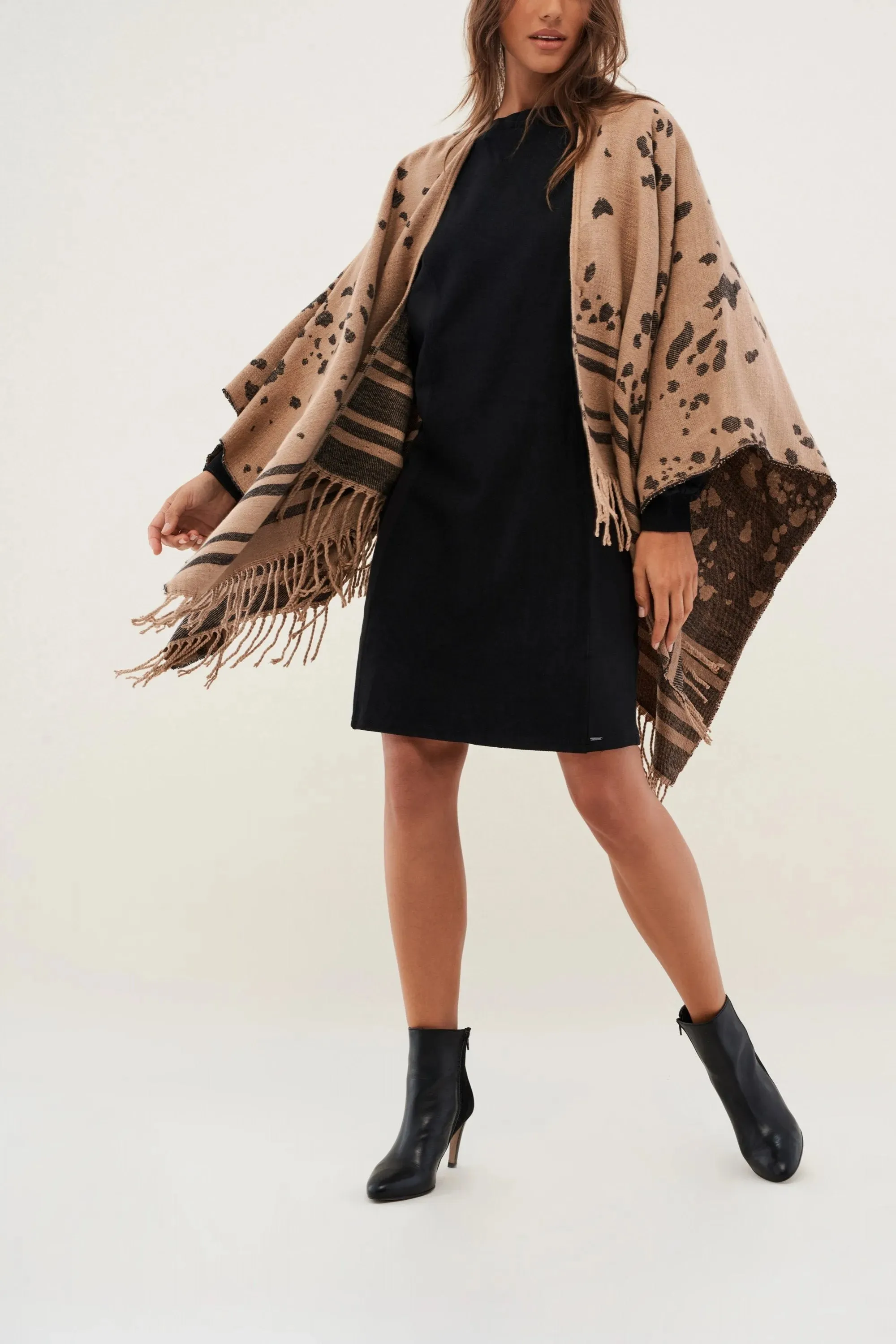 Poncho reversible