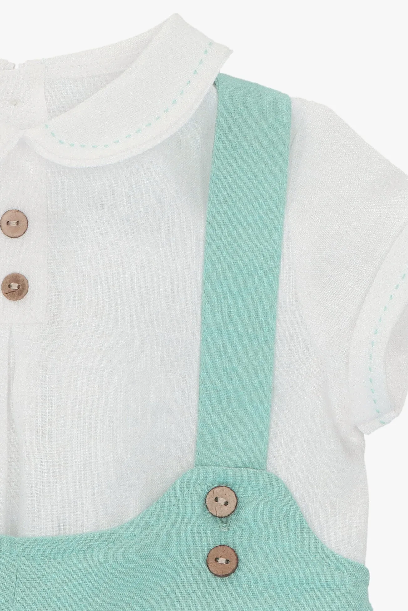 "Orion" Linen Shirt & Duck Egg Jam Pants