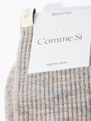 Rainbow Melange The Merino Tube Sock