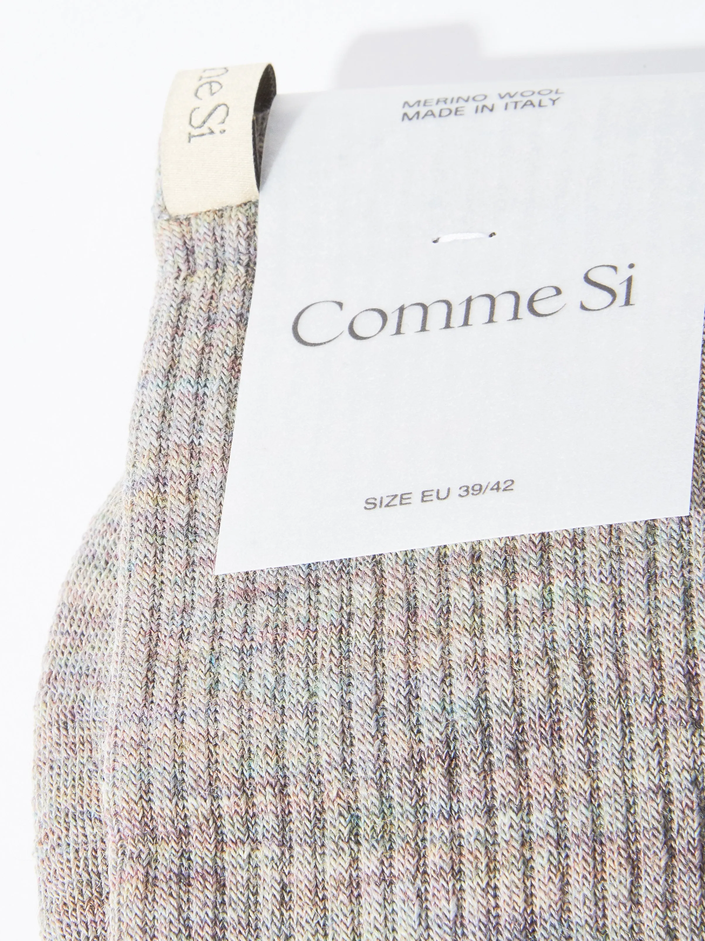 Rainbow Melange The Merino Tube Sock