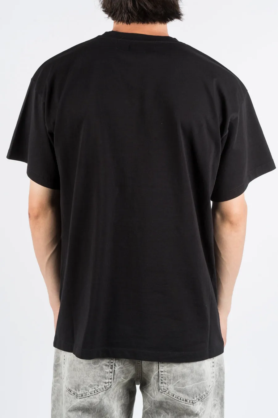 RASSVET LARGE LOGO PRINT TSHIRT BLACK