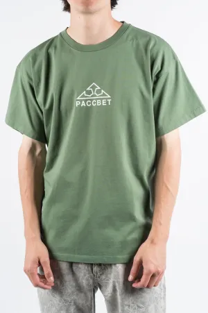 RASSVET LARGE LOGO PRINT TSHIRT GREEN