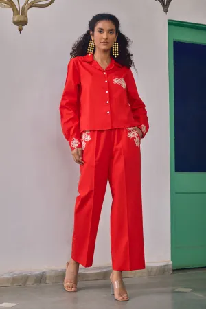 Ravishing Ruby Co-ord Set