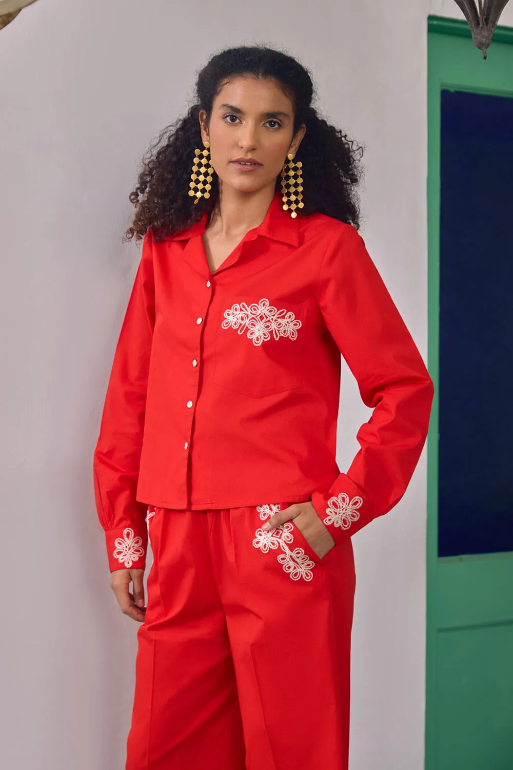 Ravishing Ruby Co-ord Set