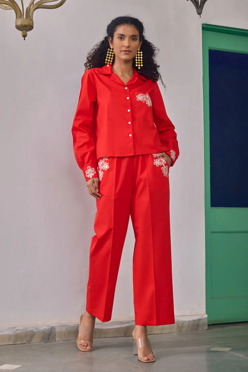 Ravishing Ruby Co-ord Set