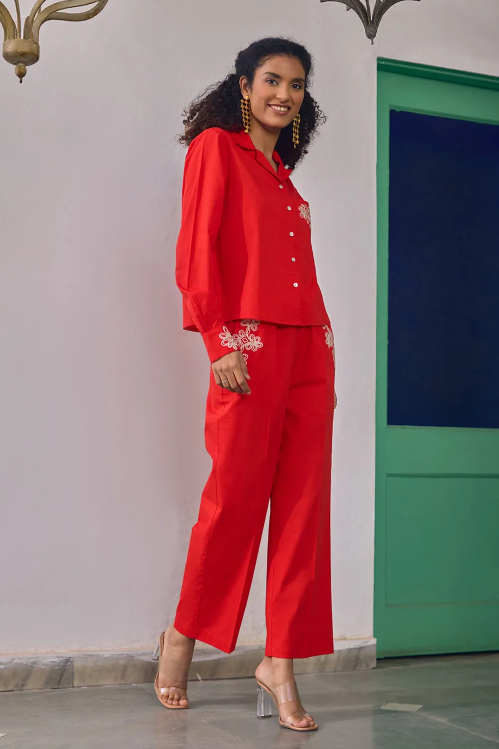 Ravishing Ruby Co-ord Set