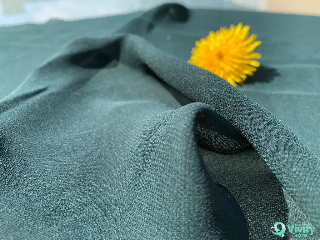 Recycled Polyester Chiffon See Through Mechanical Stretch