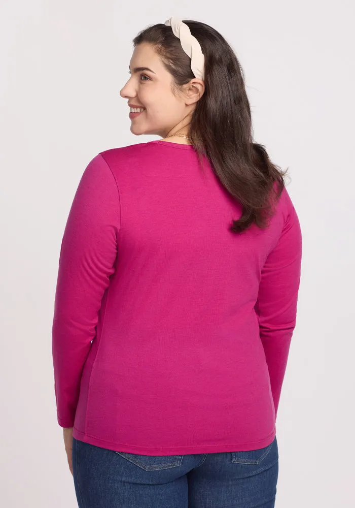 Remi Long Sleeve T-Shirt - Berry Punch