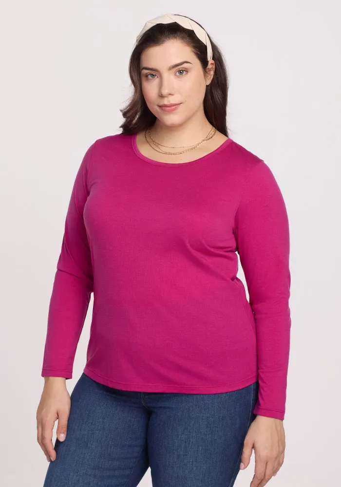 Remi Long Sleeve T-Shirt - Berry Punch