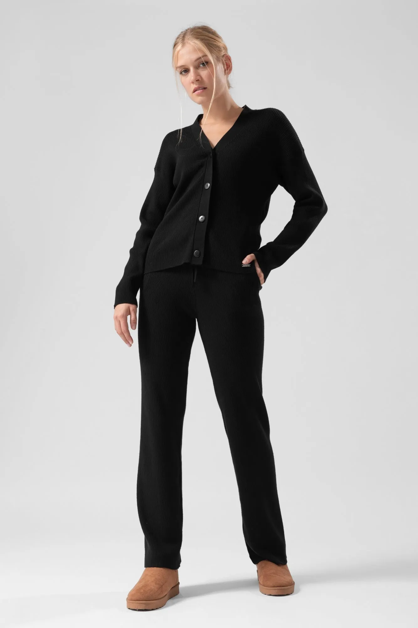 Ribbed knitted pants Vanna