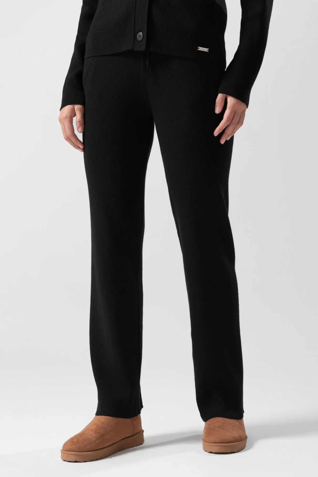 Ribbed knitted pants Vanna