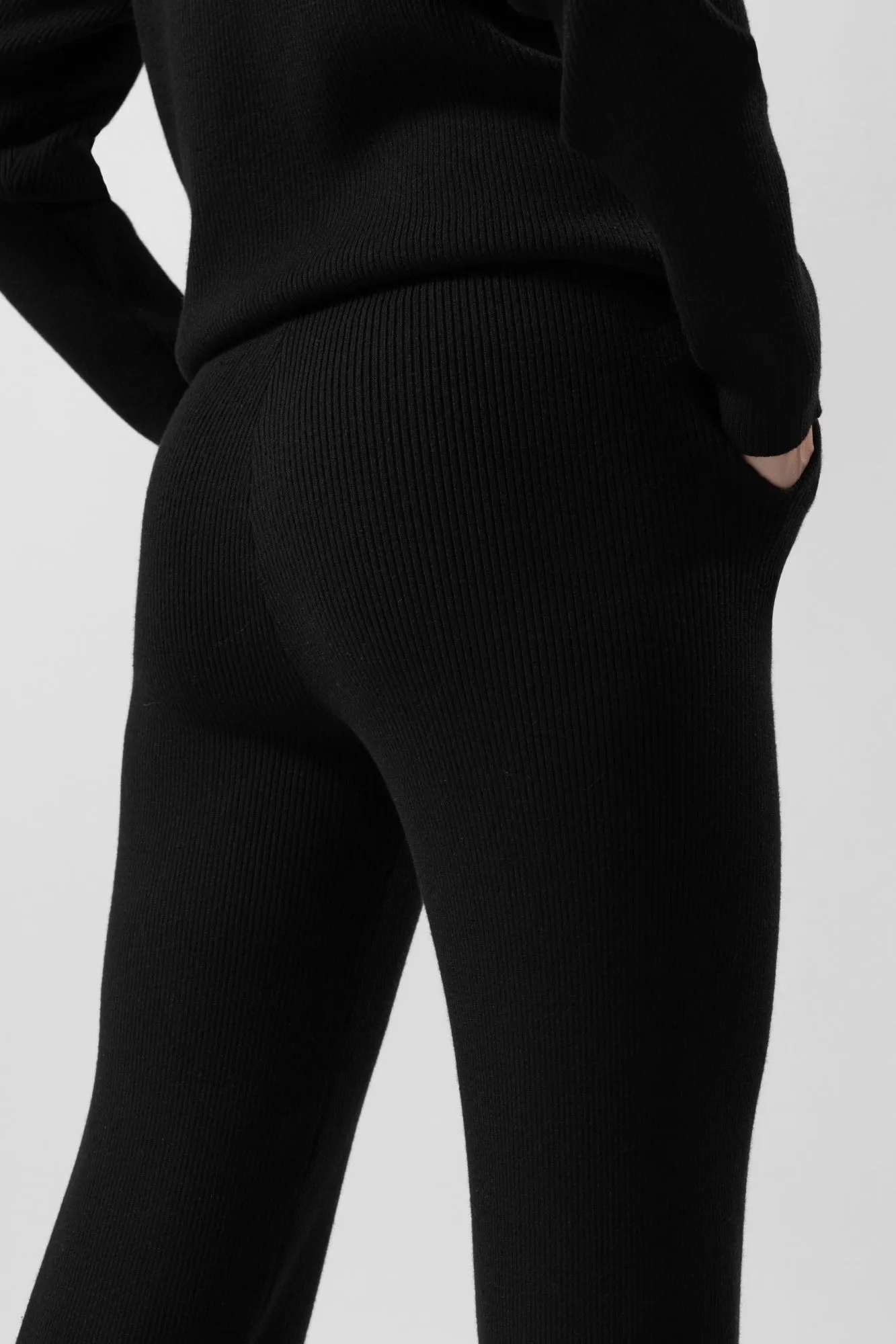 Ribbed knitted pants Vanna