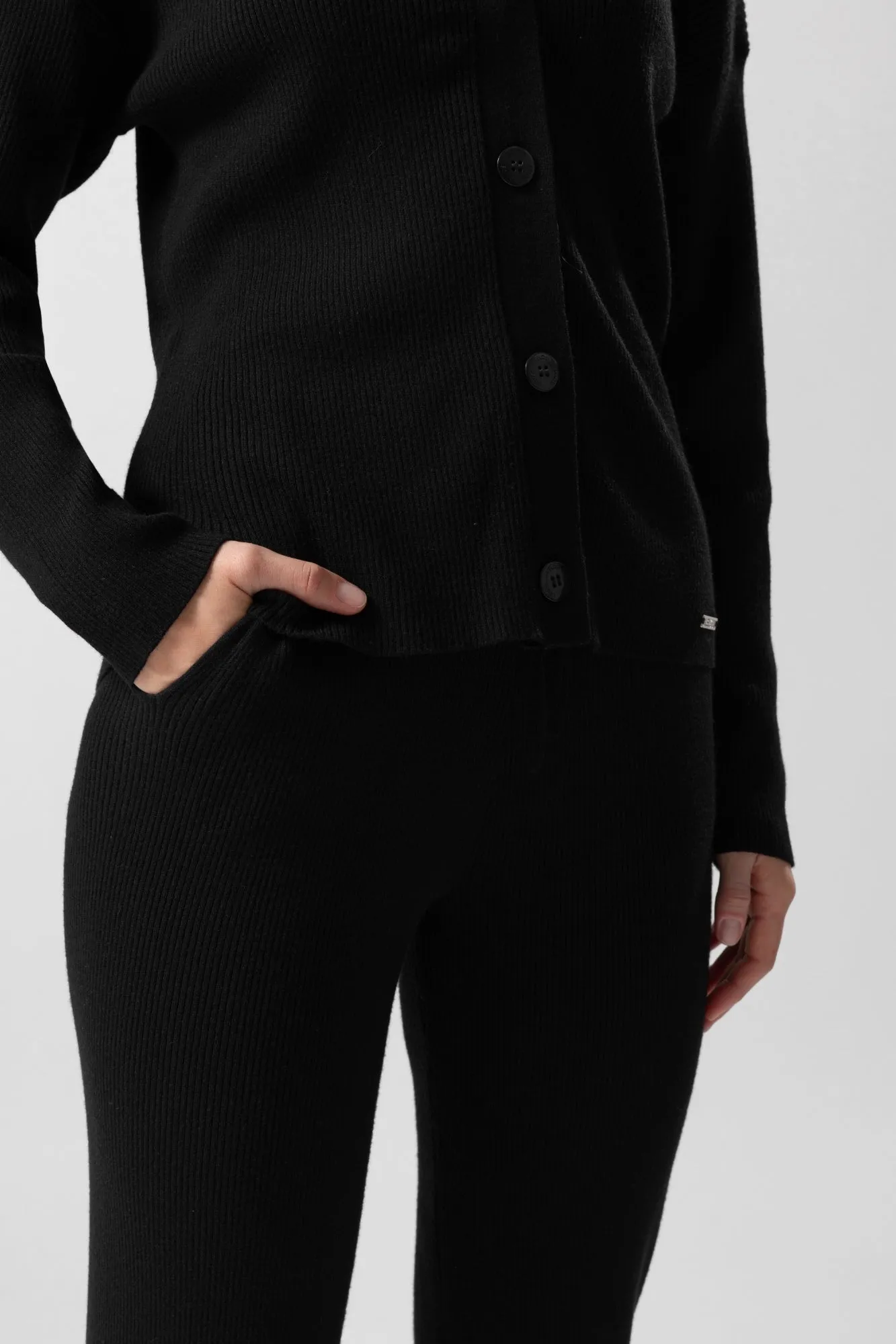 Ribbed knitted pants Vanna
